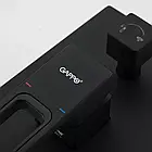 Вбудована душова система GAPPO G7117-6, вилив - перемикач на лійку, 3-функції, чорний, фото 4