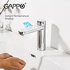 Змішувач для умивальника GAPPO G1095-1, хром, фото 3