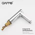 Змішувач для умивальника GAPPO G1095-1, хром, фото 5
