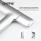 Змішувач для умивальника GAPPO G1052-80, хром, фото 4