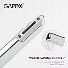 Змішувач для умивальника GAPPO G1052-80, хром, фото 5