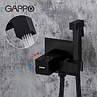 Гігієнічний душ GAPPO G7207-60 із термостатом, чорний, фото 5