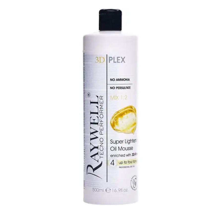 Освітлююча олія Raywell 3D Plex Supe Lightening Oil Mousse, 500 мл (RV185)