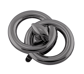 Замок сумочний СК-65047 розмір 36*52 мм колір Темний нікель