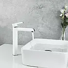 Змішувач для раковини GAPPO G1003-18, білий/хром, фото 3