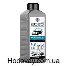 Автошампунь Exol активна піна Premium Pink з рожевим забарвленням піни 1л, фото 1