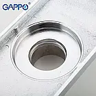 Трап вертикальний для душу GAPPO латунь, 100х200 мм, хром G82050, фото 5