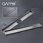 Трап для душу під плитку GAPPO 70х700 мм, нержавіюча сталь  G87007-4, фото 4