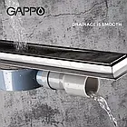 Трап для душу під плитку GAPPO 70х700 мм, нержавіюча сталь  G87007-4, фото 5