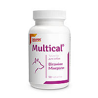 Мультикаль Долфос вітамінно-мінеральний комплекс для собак, 90 пігулок