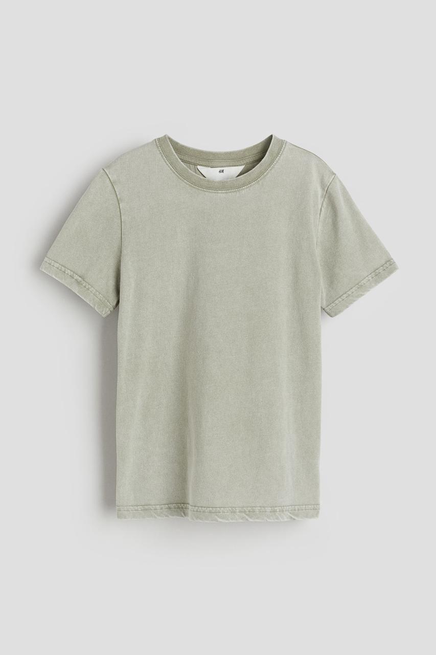 Футболка світло-зелена хакі H&M 134/140, 146/152см, фото 1