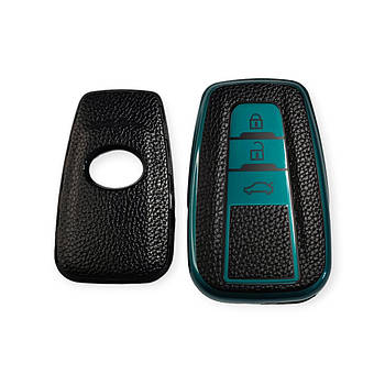 Чохол для ключа Toyota, шкіра зелений