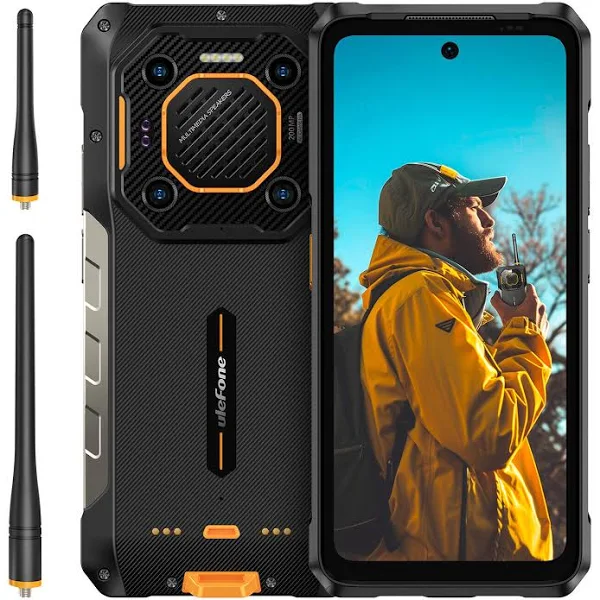 Смартфон Ulefone Armor 26 Ultra WT 12/512GB Black NFC, 200+64+50+8/50Мп, Dimensity 8020, IPS 6.78", 15600 mAhh