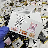 Візитка (90х50 мм) з логотипом для організацій заходів 100 шт, фото 8