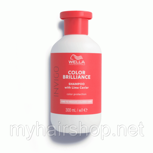 Шампунь для тонкого та нормального фарбованого волосся Wella Brilliance Invigo Shampoo Fine Hair 300 мл