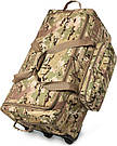 Велика дорожня сумка-чемодан армійська на колесах Multicam  118 л Solve KT6008806, фото 3