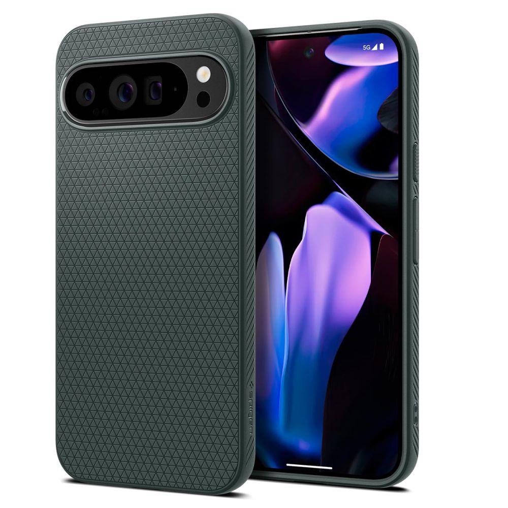 Чохол Spigen для Pixel 9 Pro XL - Liquid Air, Abyss Green (ACS07717)