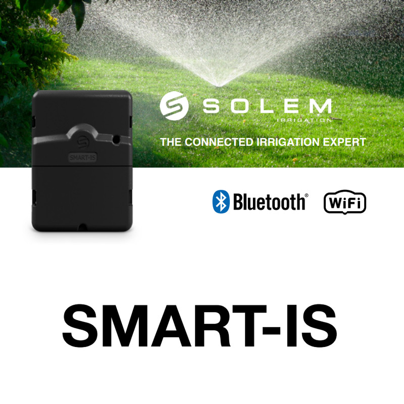 Контролер поливу на 4 зони, Wi-Fi/Bluetooth, 220/24В, внутрішній, Solem SMART-IS-4 (Франція)
