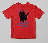 Футболка з принтом Кота, фото 4