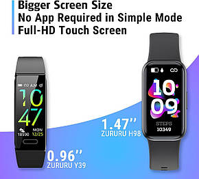 Фітнес-трекер Black H98, Amazon, Німеччина, фото 4