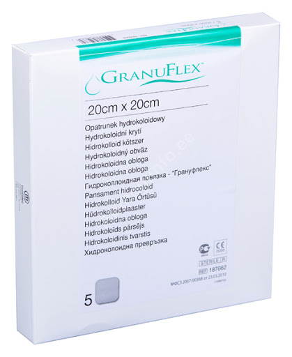 Granuflex (Грануфлекс) 20х20см - Гідроколоїдна пов'язка