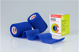 Copoly 7,5см x 4,5м - Аутоадгезійний еластичний бинт (Cіній)