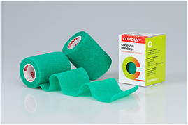 Copoly 7,5см x 4,5м - Аутоадгезійний еластичний бинт (Зелений)