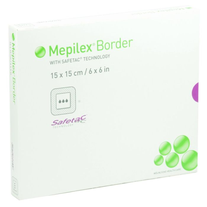 Mepilex Border 15x15 см — Універсальна губчаста пов'язка