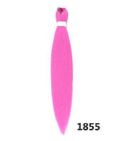 Канекалон Easy Braid однотонний рожевий фуксія Довжина 65 см Вага 90 грам Низькотемпературний 100-150 ° С 1855EZ