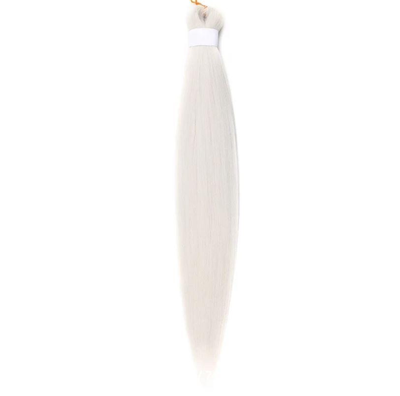 Канекалон Easy Braid однотонний світло-сірий блонд Довжина 65см Вага 90 грам Низькотемпературний 100-150 °С Grey EZ