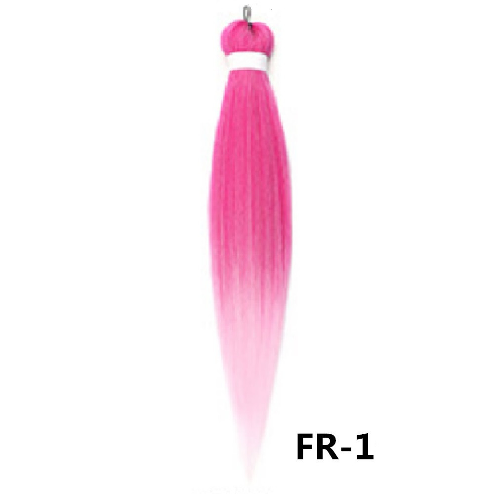 Канекалон Easy Braid омбре малиновий світло-рожевий Довжина 65 см Вага 90 грам Низькотемпературний 100-150°С FR-1