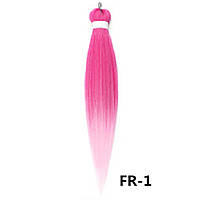 Канекалон Easy Braid омбре малиновий світло-рожевий Довжина 65 см Вага 90 грам Низькотемпературний 100-150°С FR-1