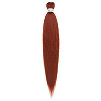 Канекалон Easy Braid однотонний мідно-рудий Довжина 65 см Вага 90 грам Низькотемпературний 100-150°С 350EZ