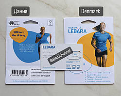 🇩🇰Сім картки Данії Lebara