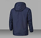 Чоловіча ветровка Solve KT6000901 легка водовідштовхувальна куртка для весни та осені Олива розмір S, фото 3