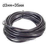 Крапельна трубка 3/5мм 100м Мікротрубка для систем мікрозрошення рослин, фото 4