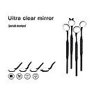 Стоматологічне дзеркало Ультра Клір HD сяючий чорний, фото 6