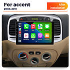 Штатная магнитола Mekede  MN Hyndai Accent 3 (2006-2011) IPS, фото 4