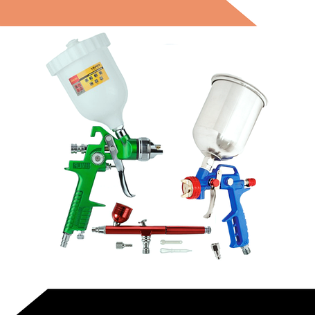Фарбопульти пневматичні та приладдя