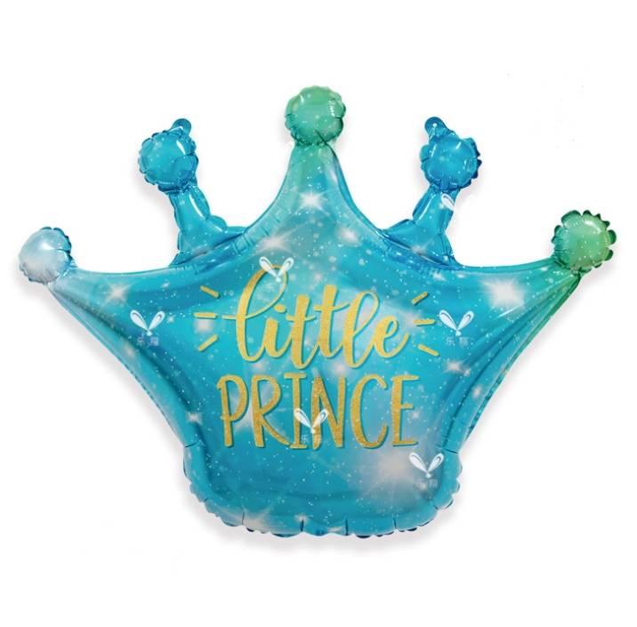 Куля корона блакитна Little Prince 70х68 см 2501