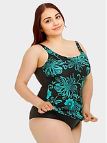 Купальник слитный  Samegame 21103 Валя зеленый(В НАЛИЧИИ ТОЛЬ 54 56 58 60 УКР р-ры), фото 4