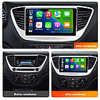 Штатна магнітола Mekede MS 2k Hyundai Accent (2017-2018) CarPlay QleD, фото 4