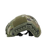 Шолом FAST Future Assault Shell Helmet NIJ IIIA мультикам з покращеними вставками, фото 4