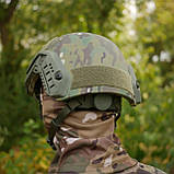 Шолом FAST Future Assault Shell Helmet NIJ IIIA мультикам з покращеними вставками, фото 8
