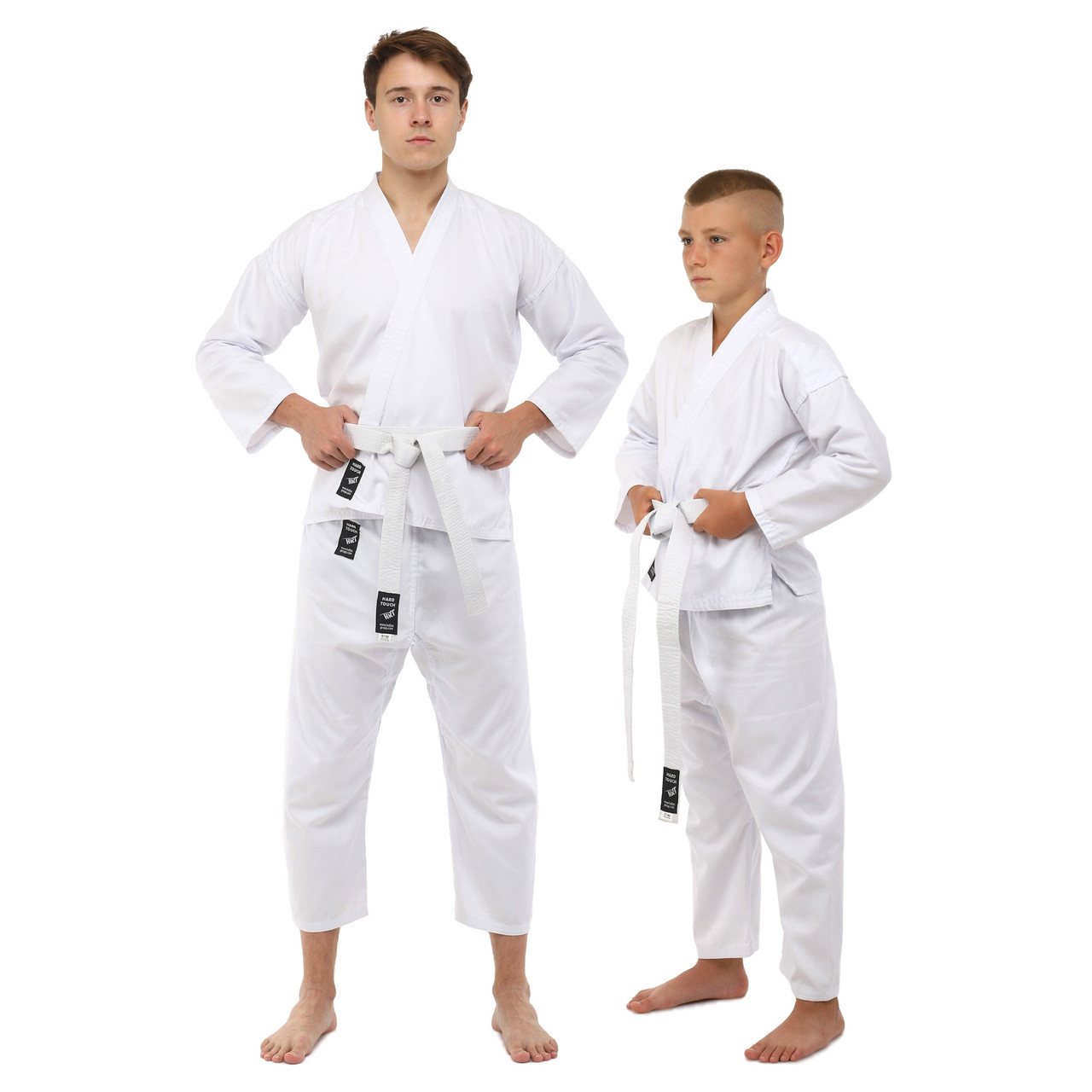 Кімоно для карате біле HARD TOUCH CO-8918 240 г/м2 (розміри від 110 до 190 см)