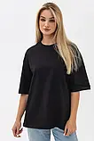 Жіноча футболка оверсайз з круглим коміром OVERSIZE UNISEX, фото 5