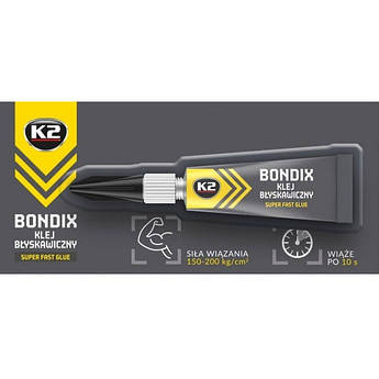 Супер клей K2 BONDIX, 3 г Тюбик