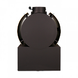 Піч дров'яна опалювальна DS Classic з варильною поверхнею + кожух червоний, фото 5