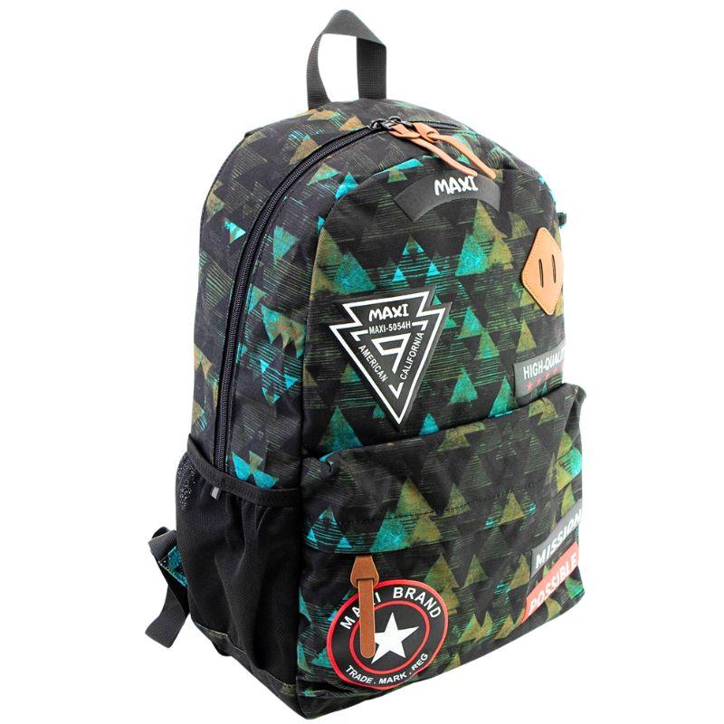 Рюкзак молодіжний MAXI APS-5054Hgreen 46х31х15 см, зелений (130)MAXI, фото 1