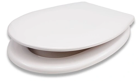 Сидіння для унітазу Fala 75470 білий дюропласт з плавним закриттям